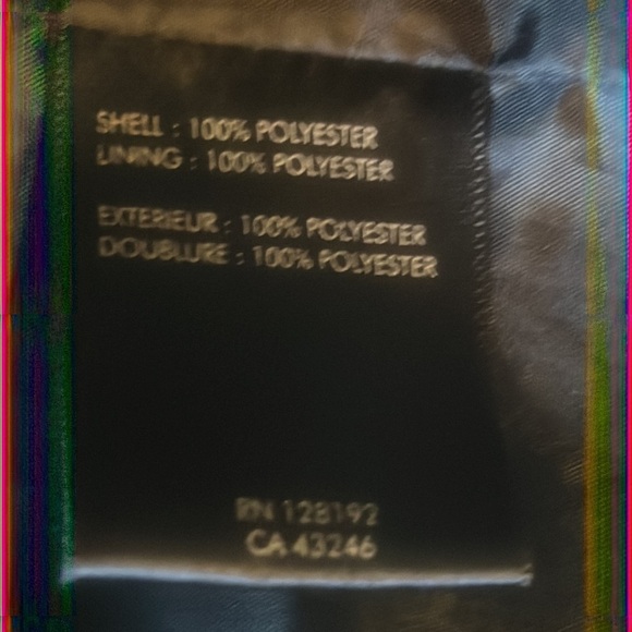 Tumi Tech Men's Black Soft Shell Windbreaker WaterResistant Jacket Mens Size XXL - Picture 9 of 11